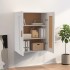 Armario de pared madera de ingeniería blanco 69,5x32,5x90