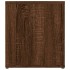 Mueble TV 2 uds madera contrachapada roble marrón