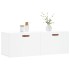Armario de pared madera de ingeniería blanco 100x36,5x35