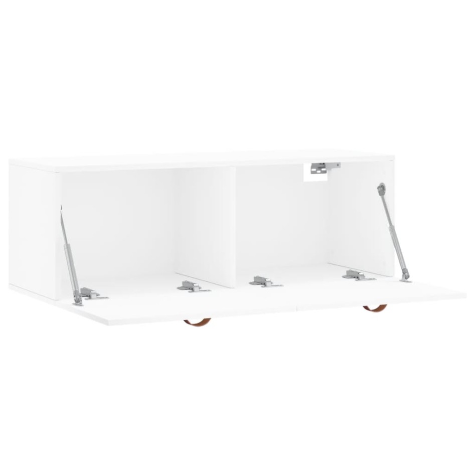 Armario de pared madera de ingeniería blanco 100x36,5x35