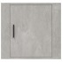 Mesitas de noche de pared 2 uds gris hormigón 50x30x47