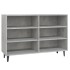 Aparador de madera contrachapada gris hormigón 103,5x35x70