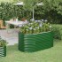 Jardinera arriate acero recubrimiento polvo verde 152x80x68