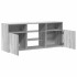 Mueble de TV con luces LED gris Sonoma 120x30x50