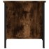 Mueble de TV madera contrachapada roble ahumado 100x40x45