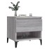 Mesas auxiliares 2 uds contrachapada gris Sonoma 50x46x50