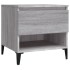 Mesas auxiliares 2 uds contrachapada gris Sonoma 50x46x50