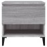 Mesas auxiliares 2 uds contrachapada gris Sonoma 50x46x50
