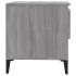 Mesas auxiliares 2 uds contrachapada gris Sonoma 50x46x50
