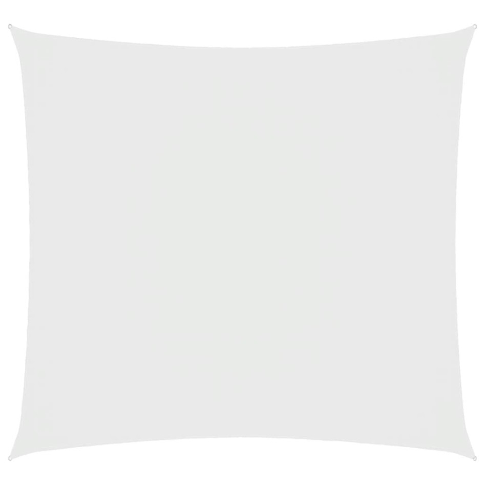 Toldo de vela cuadrado tela Oxford blanco 4,5x4,5