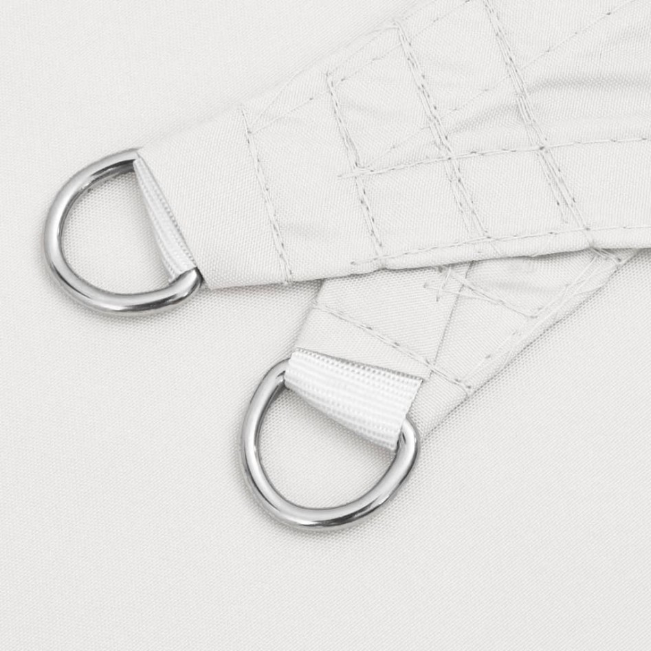 Toldo de vela cuadrado tela Oxford blanco 4,5x4,5