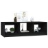 Mesa de centro de madera maciza de pino negro 110x50x34