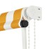 Toldo retráctil 400x150 cm amarillo y