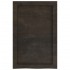 Encimera de baño madera tratada marrón oscuro 40x60x(2-6)