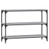 Estantería contrachapada y acero gris Sonoma 100x33x70,5