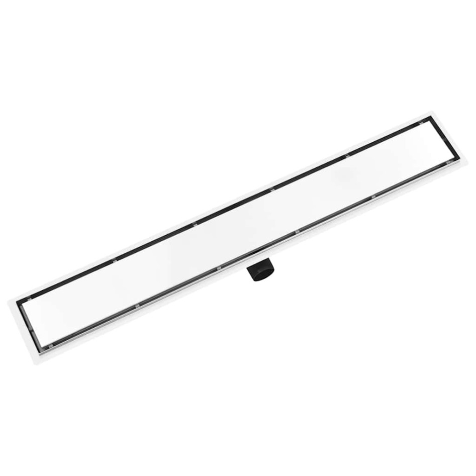 Desagüe de ducha con cubierta 2 en 1 acero inoxidable 93x14