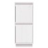 Aparador 2 uds madera maciza de pino blanco 31,5x34x75