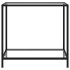 Mesa de consola transparente vidrio templado 80x35x75