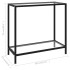 Mesa de consola transparente vidrio templado 80x35x75