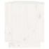 Mueble de TV de madera maciza de pino blanco 110,5x34x40