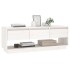 Mueble de TV de madera maciza de pino blanco 110,5x34x40