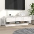 Mueble de TV de madera maciza de pino blanco 110,5x34x40