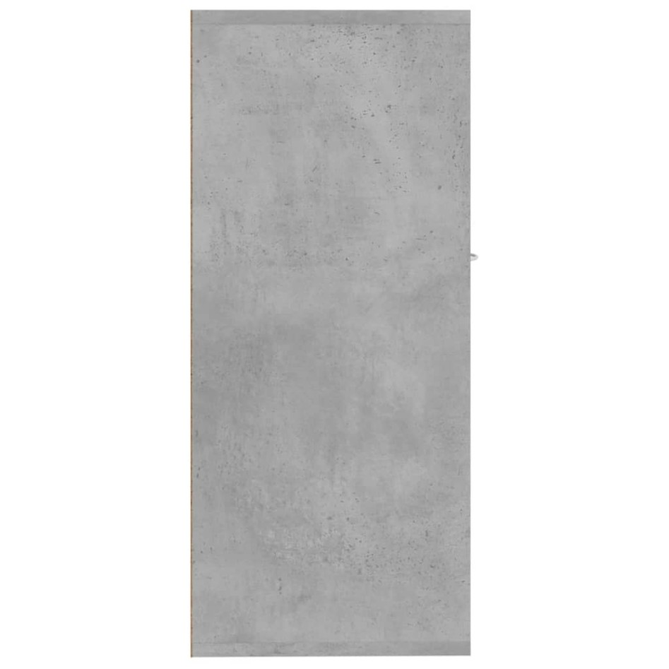 Aparador de madera contrachapada gris hormigón 88x30x70