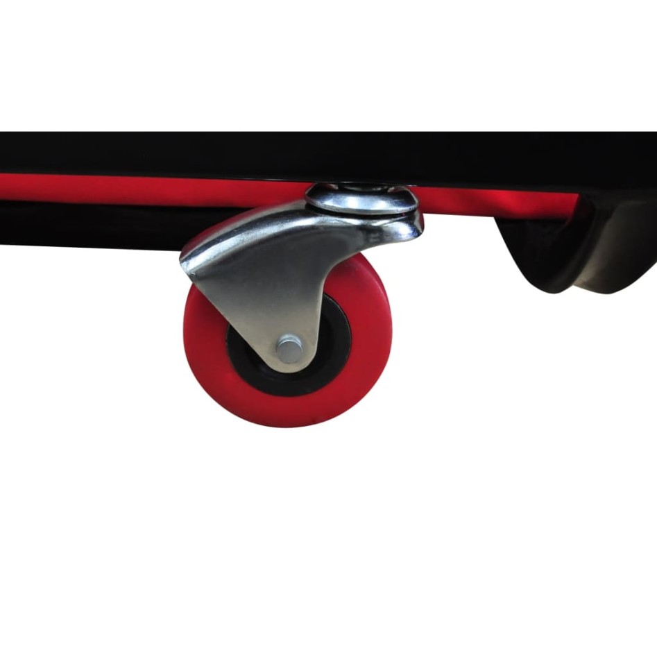 Camilla para trabajos mecánicos ajustable con 6