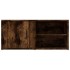 Mueble TV 2 uds madera contrachapada roble ahumado