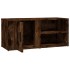 Mueble TV 2 uds madera contrachapada roble ahumado