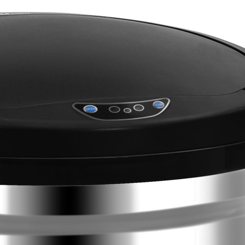 Cubo de basura con sensor automático 40 L acero