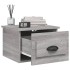 Mesitas de noche de pared 2 uds color gris Sonoma 41,5x36x28