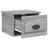 Mesitas de noche de pared 2 uds color gris Sonoma 41,5x36x28