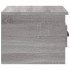 Mesitas de noche de pared 2 uds color gris Sonoma 41,5x36x28