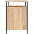 Mesitas noche 2 uds madera contrachapada color roble