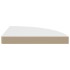 Estantes flotantes de esquina 4 uds MDF blanco 35x35x3,8