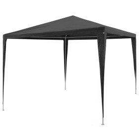 Carpa para fiestas PE gris antracita 3x3