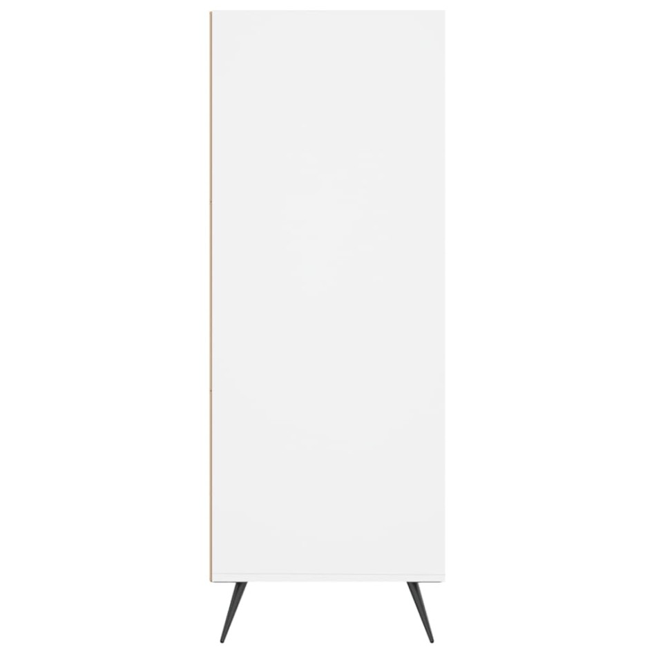 Estantería madera de ingeniería blanco 69,5x32,5x90