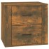 Mesita de noche color roble ahumado 50x39x47