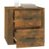 Mesita de noche color roble ahumado 50x39x47