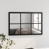 Espejo de pared metal negro 60x40