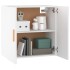 Armario de pared madera contrachapada blanco 37x37x37