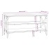 Mueble de TV madera contrachapada gris Sonoma 100x40x50