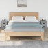 Mesitas de noche 2 uds madera contrachapada gris 39x39x47,5