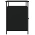 Mesitas de noche 2 uds madera contrachapada negro 40x42x60