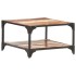 Mesa de centro de madera maciza reciclada 60x60x35