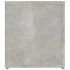 Mueble TV 2 uds madera contrachapada gris hormigón