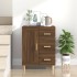 Aparador madera contrachapada marrón roble 69,5x34x90