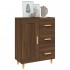 Aparador madera contrachapada marrón roble 69,5x34x90