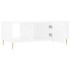 Mesa de centro madera contrachapada blanco 102x50x40
